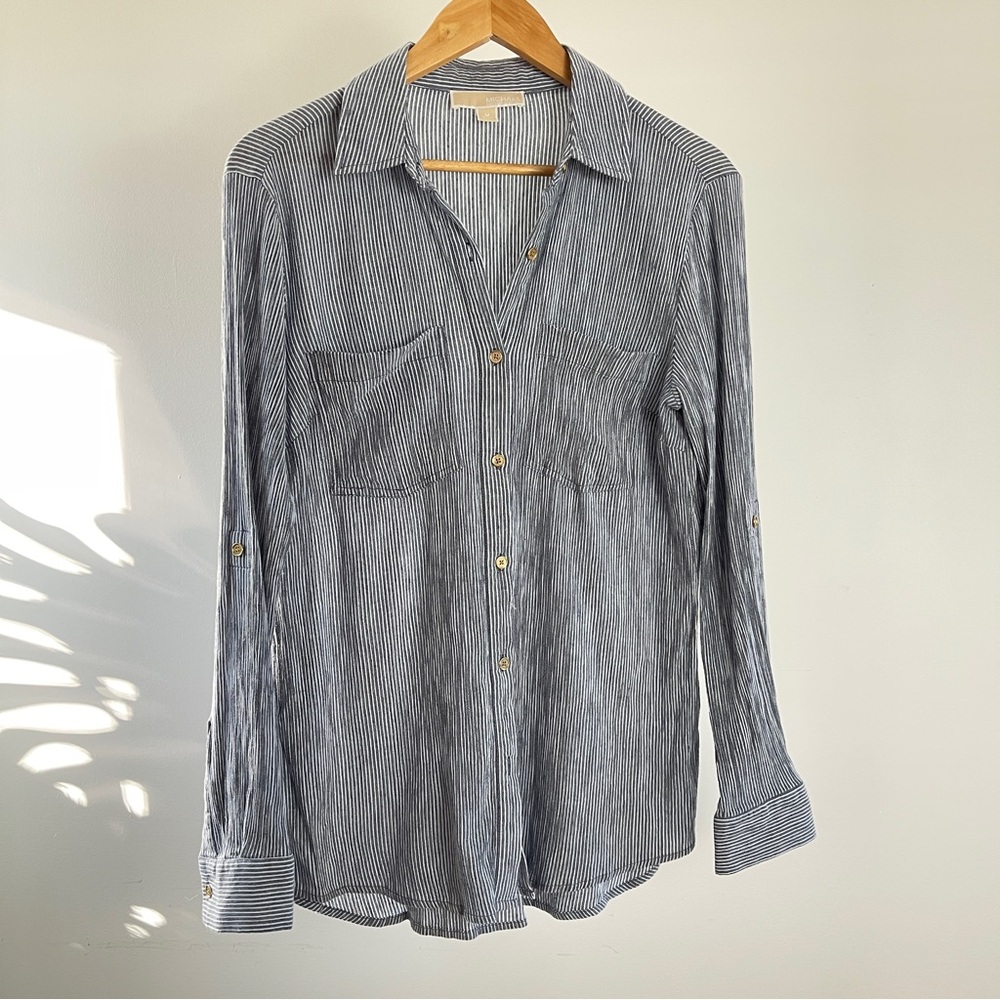 Michael Kors Button Down Shirt Size M - Picture 2 of 8